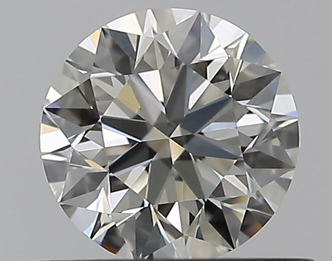 0.55 Carat Round Natural Diamond with  Cut Diamond in 14KT  view 1
