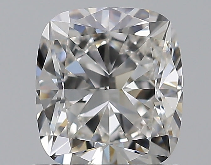 0.81 Carat Cushion Natural Diamond with  Cut Diamond in 14KT  view 1
