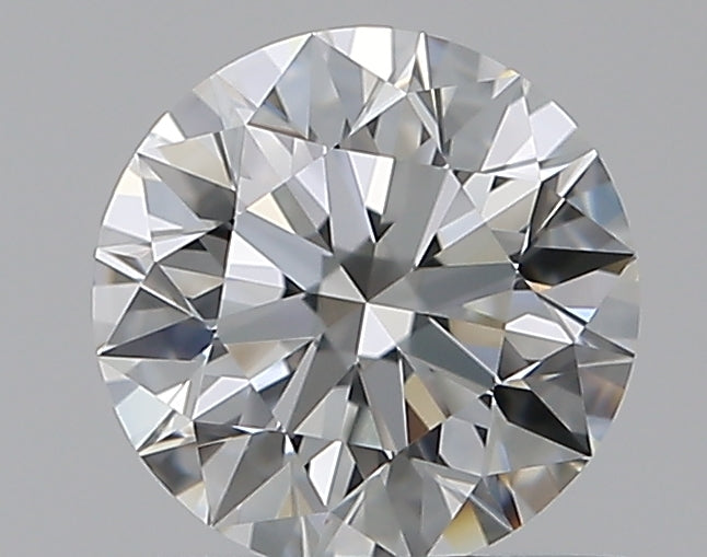 0.53 Carat Round Natural Diamond with  Cut Diamond in 14KT  view 1
