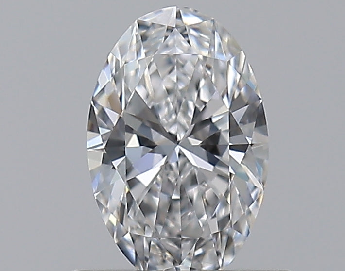 0.5 Carat Oval Natural Diamond with  Cut Diamond in 14KT  view 1
