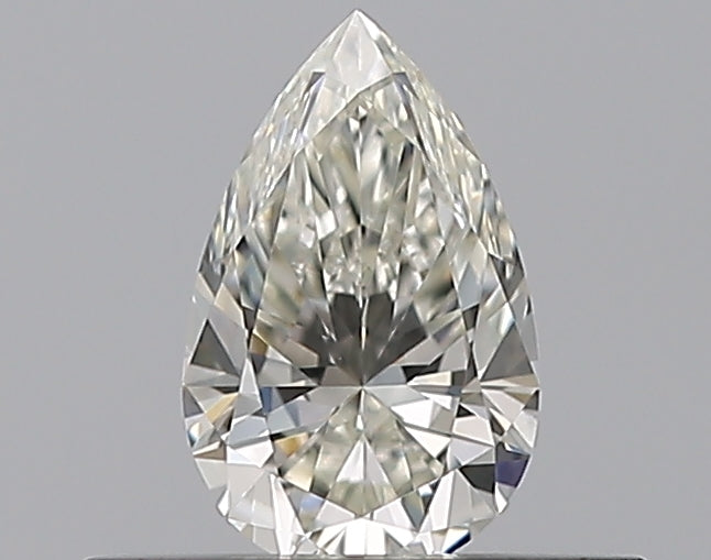 0.31 Carat Pear Natural Diamond with  Cut Diamond in 14KT  view 1
