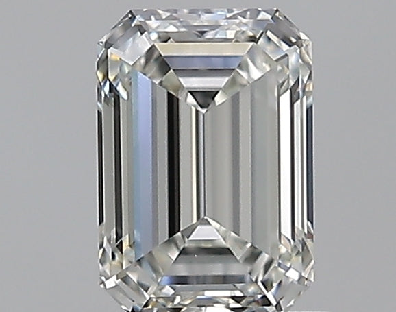 1.01 Carat Emerald Natural Diamond with  Cut Diamond in 14KT  view 1

