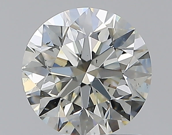 1.0 Carat Round Natural Diamond with  Cut Diamond in 14KT  view 1
