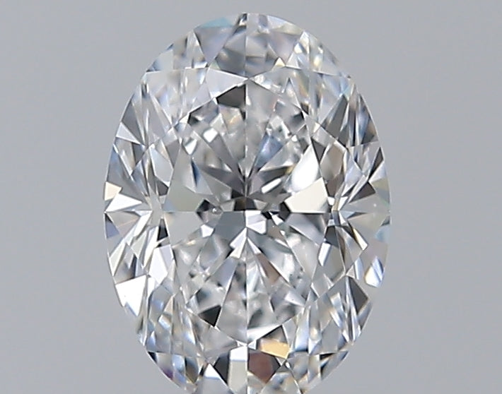 1.29 Carat Oval Natural Diamond with  Cut Diamond in 14KT  view 1
