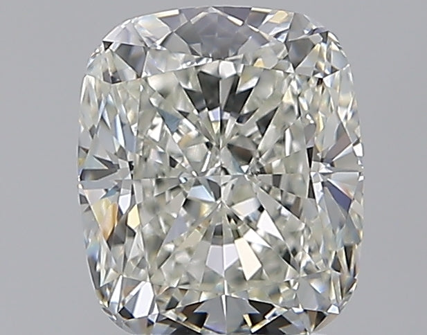 2.2 Carat Cushion Natural Diamond with  Cut Diamond in 14KT  view 1
