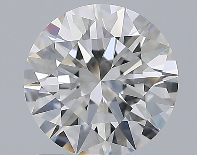 1.01 Carat Round Natural Diamond with  Cut Diamond in 14KT  view 1
