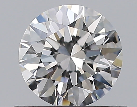 0.55 Carat Round Natural Diamond with  Cut Diamond in 14KT  view 1
