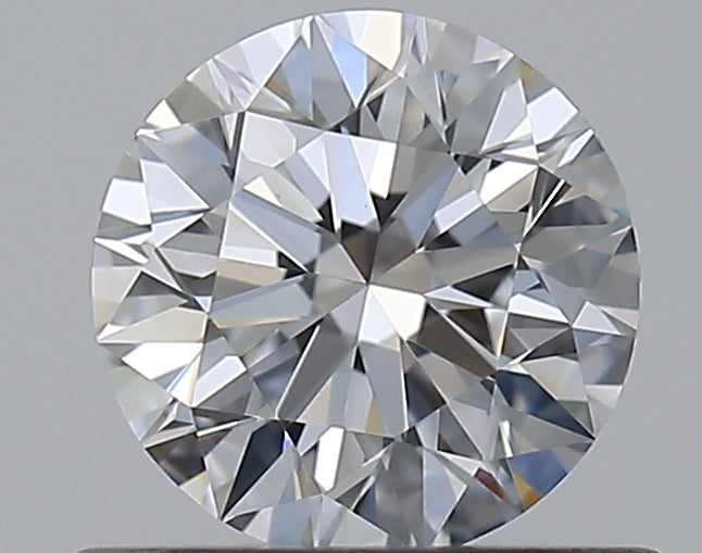 0.6 Carat Round Natural Diamond with  Cut Diamond in 14KT  view 1
