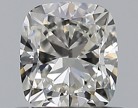 0.49 Carat Cushion Natural Diamond with  Cut Diamond in 14KT  view 1
