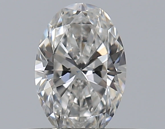 0.3 Carat Oval Natural Diamond with  Cut Diamond in 14KT  view 1
