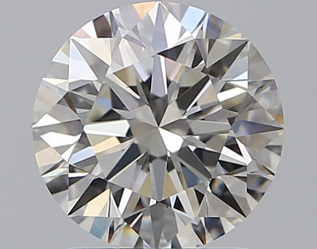 1.51 Carat Round Natural Diamond with  Cut Diamond in 14KT  view 1
