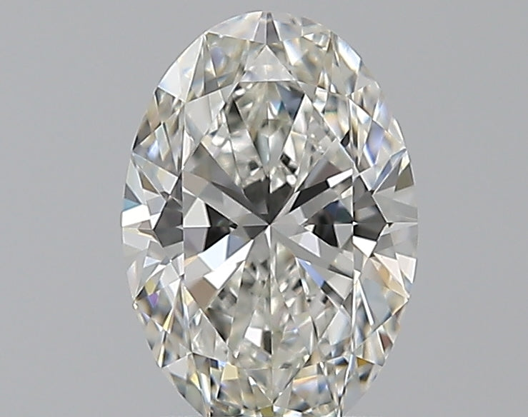 1.2 Carat Oval Natural Diamond with  Cut Diamond in 14KT  view 1
