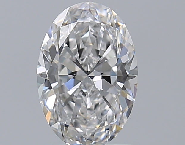1.07 Carat Oval Natural Diamond with  Cut Diamond in 14KT  view 1
