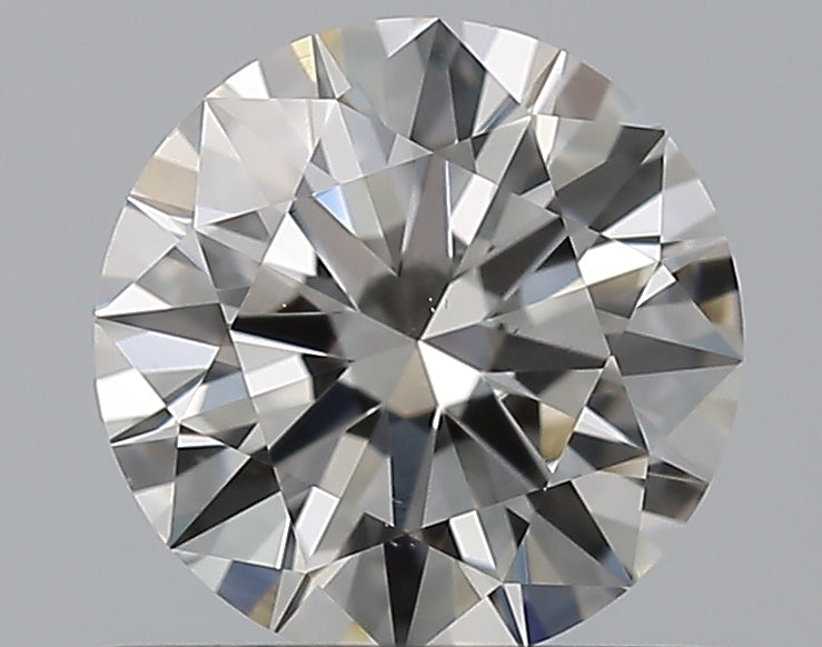 0.72 Carat Round Natural Diamond with  Cut Diamond in 14KT  view 1
