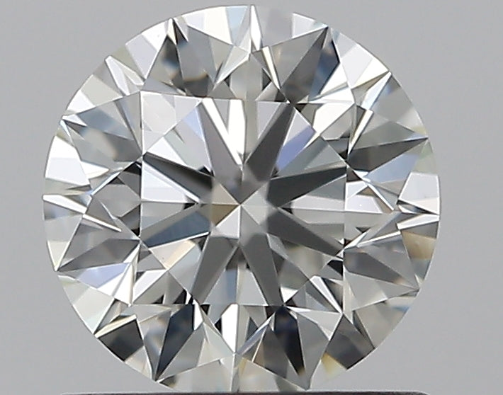 0.9 Carat Round Natural Diamond with  Cut Diamond in 14KT  view 1

