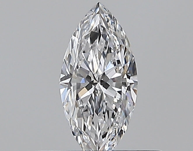 0.3 Carat Marquise Natural Diamond with  Cut Diamond in 14KT  view 1
