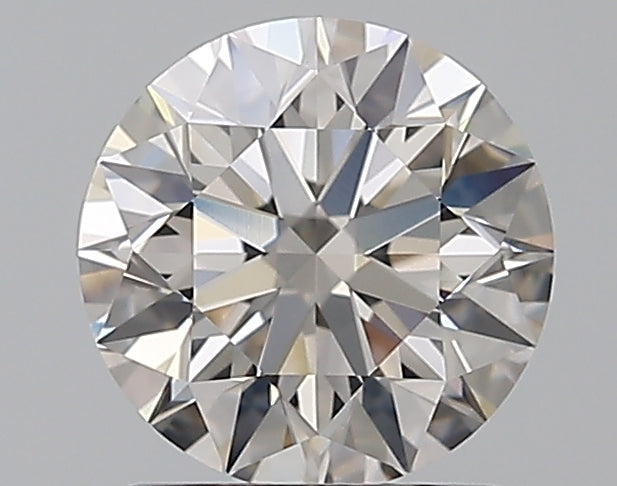 1.22 Carat Round Natural Diamond with  Cut Diamond in 14KT  view 1
