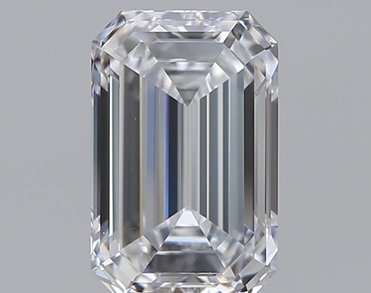 2.0 Carat Emerald Natural Diamond with  Cut Diamond in 14KT  view 1
