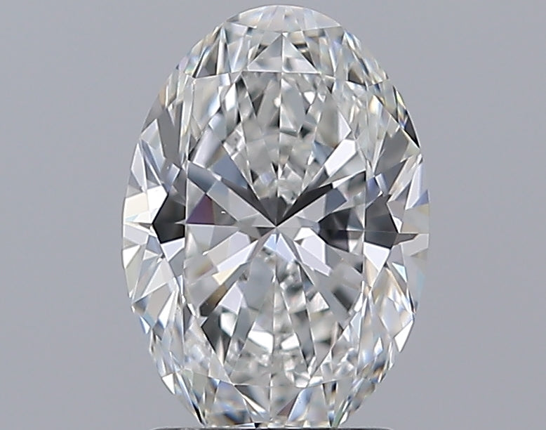 1.72 Carat Oval Natural Diamond with  Cut Diamond in 14KT  view 1
