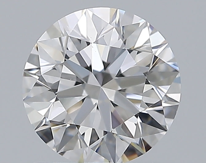 1.0 Carat Round Natural Diamond with  Cut Diamond in 14KT  view 1
