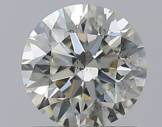 1.01 Carat Round Natural Diamond with  Cut Diamond in 14KT  view 1
