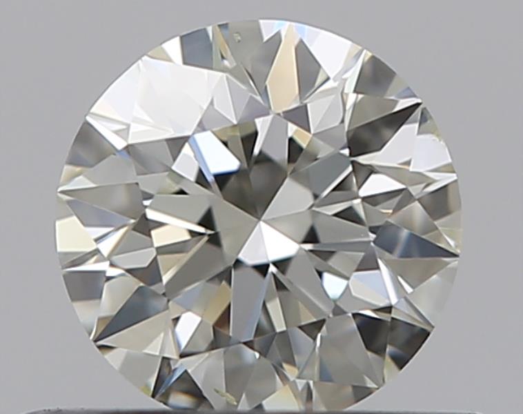 0.38 Carat Round Natural Diamond with  Cut Diamond in 14KT  view 1
