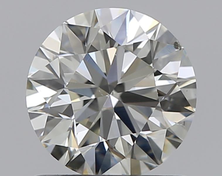 0.8 Carat Round Natural Diamond with  Cut Diamond in 14KT  view 1
