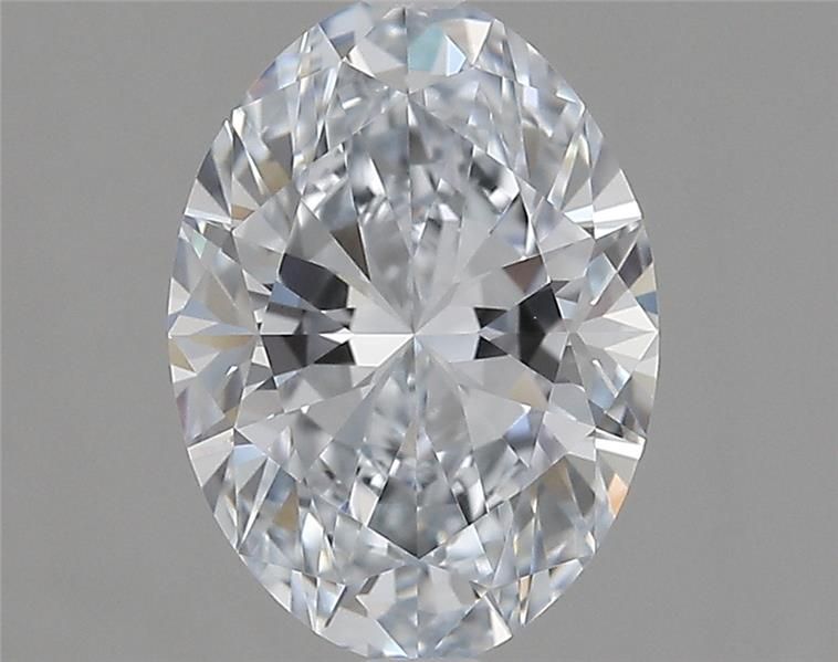 2.01 Carat Oval Lab Diamond with  Cut Diamond in 14KT  view 1
