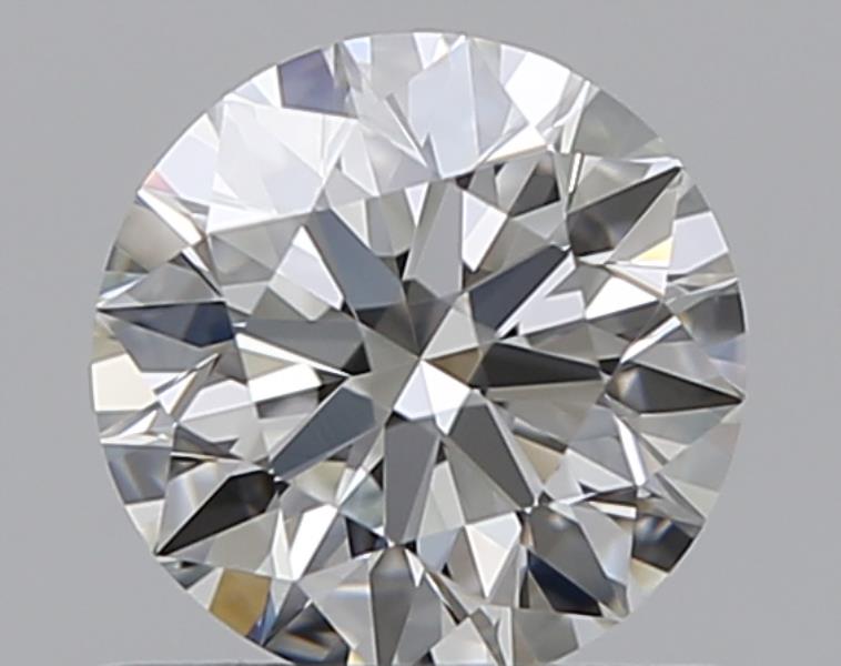 0.56 Carat Round Natural Diamond with  Cut Diamond in 14KT  view 1
