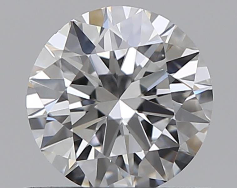 0.5 Carat Round Natural Diamond with  Cut Diamond in 14KT  view 1
