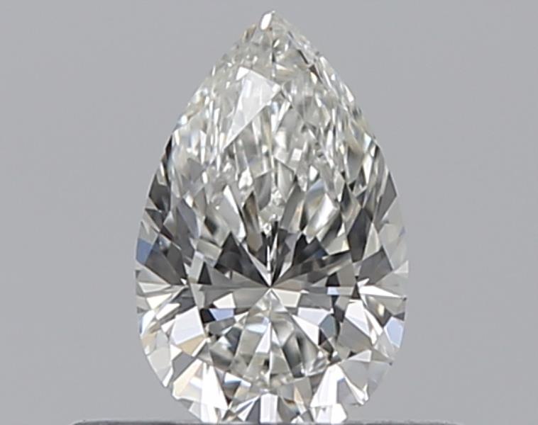 0.3 Carat Pear Natural Diamond with  Cut Diamond in 14KT  view 1
