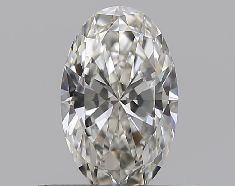 0.31 Carat Oval Natural Diamond with  Cut Diamond in 14KT  view 1
