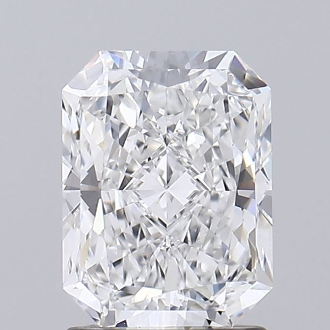 1.4 Carat Radiant Lab Diamond with  Cut Diamond in 14KT  view 1
