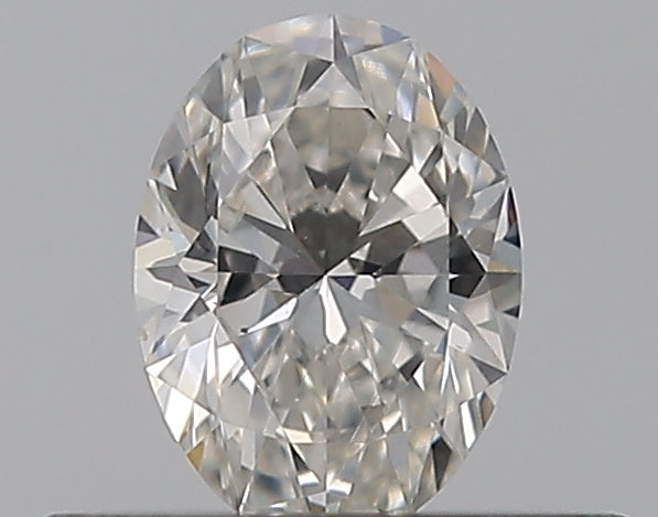 0.31 Carat Oval Natural Diamond with  Cut Diamond in 14KT  view 1
