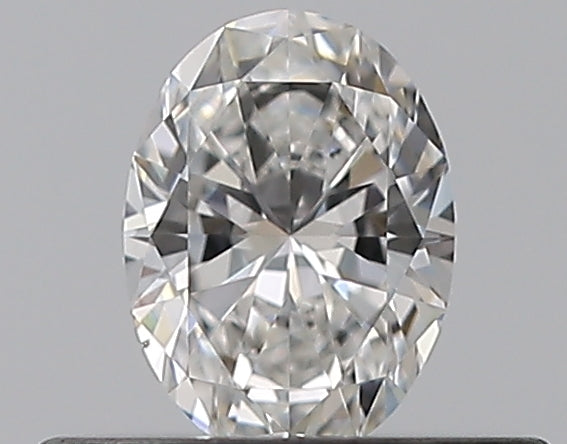 0.31 Carat Oval Natural Diamond & 0.33 Carat Oval Natural Diamond with  Cut Diamond in 14KT  view 1
