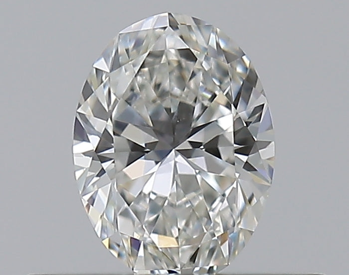 0.31 Carat Oval Natural Diamond with  Cut Diamond in 14KT  view 1
