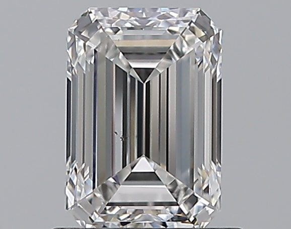 1.01 Carat Emerald Natural Diamond with  Cut Diamond in 14KT  view 1
