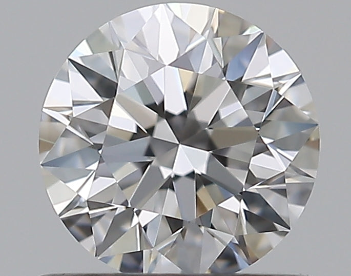 0.53 Carat Round Natural Diamond with  Cut Diamond in 14KT  view 1
