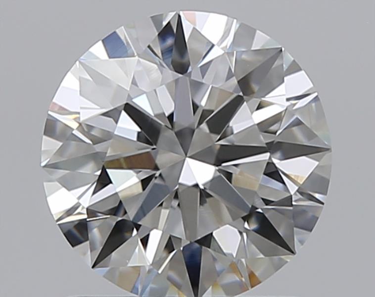 1.02 Carat Round Natural Diamond with  Cut Diamond in 14KT  view 1
