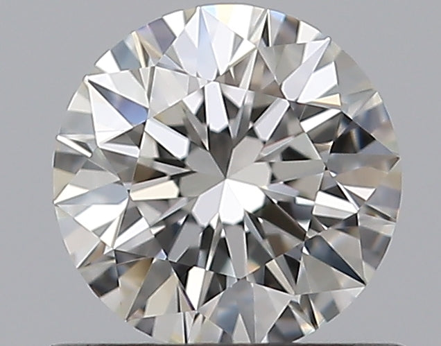 0.57 Carat Round Natural Diamond with  Cut Diamond in 14KT  view 1
