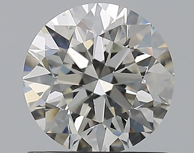 0.96 Carat Round Natural Diamond with  Cut Diamond in 14KT  view 1
