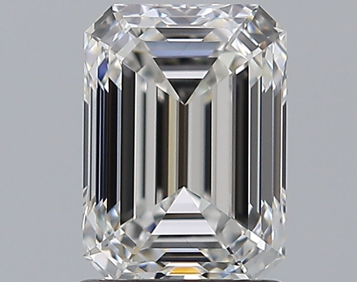 1.53 Carat Emerald Natural Diamond with  Cut Diamond in 14KT  view 1

