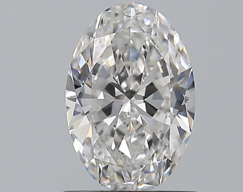 1.0 Carat Oval Natural Diamond with  Cut Diamond in 14KT  view 1
