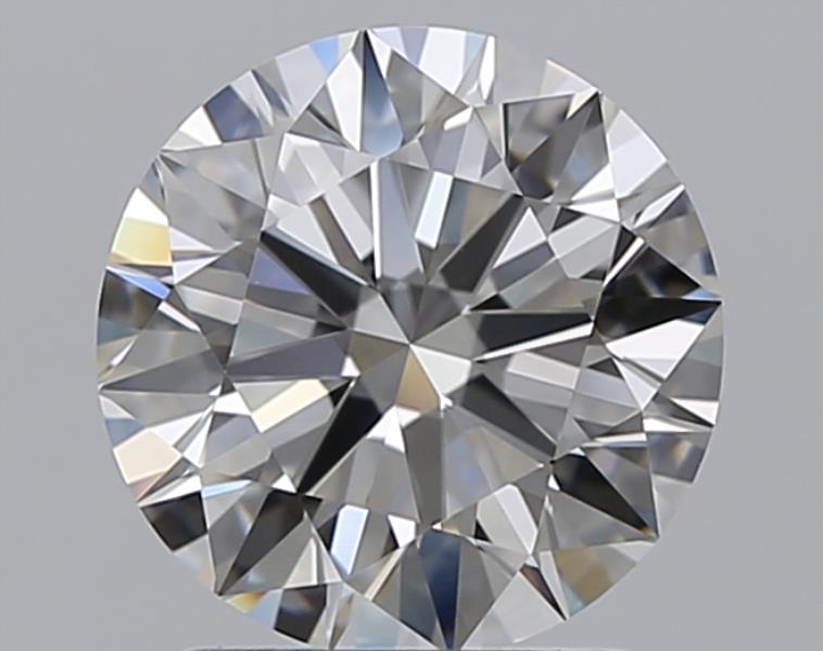 1.6 Carat Round Natural Diamond with  Cut Diamond in 14KT  view 1
