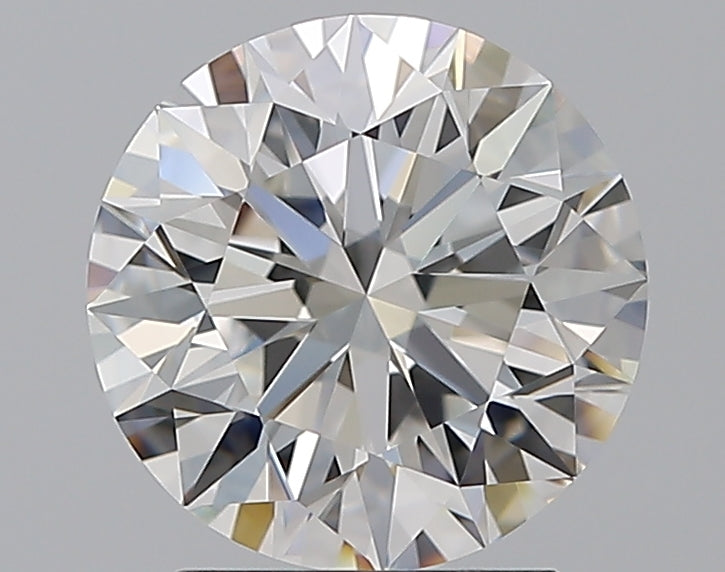 2.41 Carat Round Natural Diamond with  Cut Diamond in 14KT  view 1
