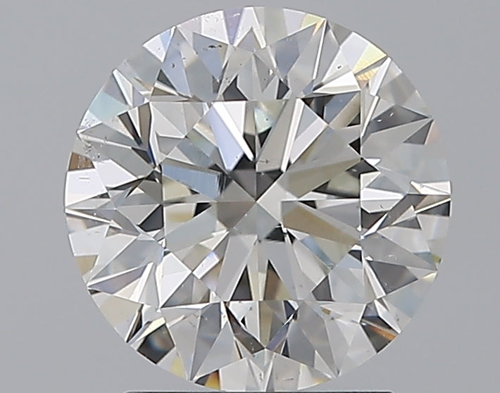2.3 Carat Round Natural Diamond with  Cut Diamond in 14KT  view 1
