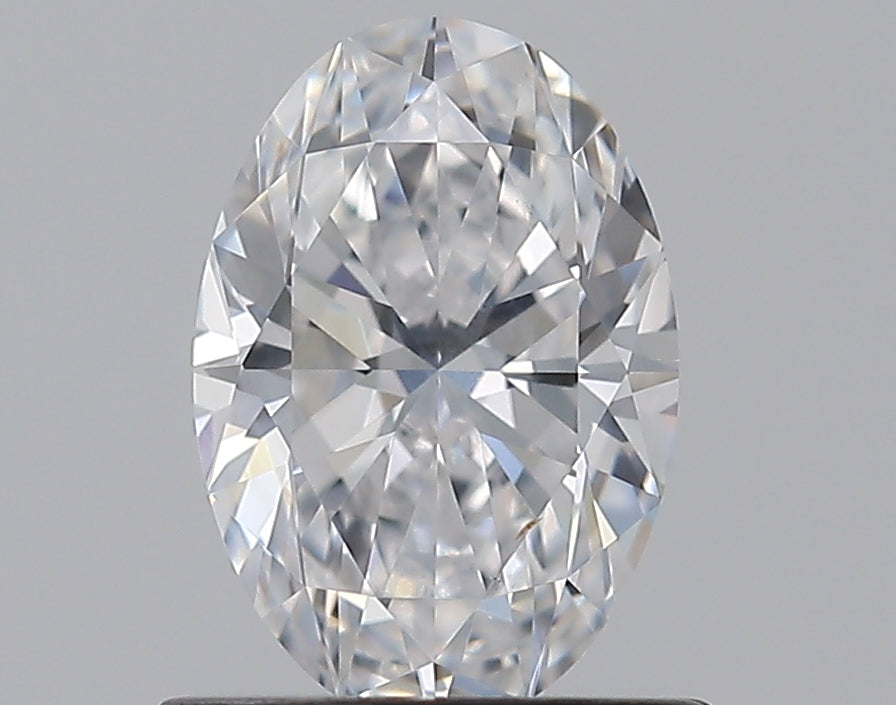 0.82 Carat Oval Natural Diamond with  Cut Diamond in 14KT  view 1
