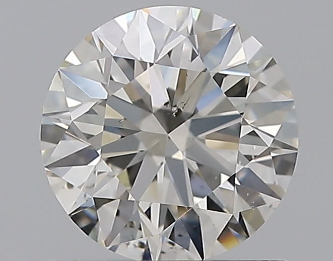 0.91 Carat Round Natural Diamond with  Cut Diamond in 14KT  view 1
