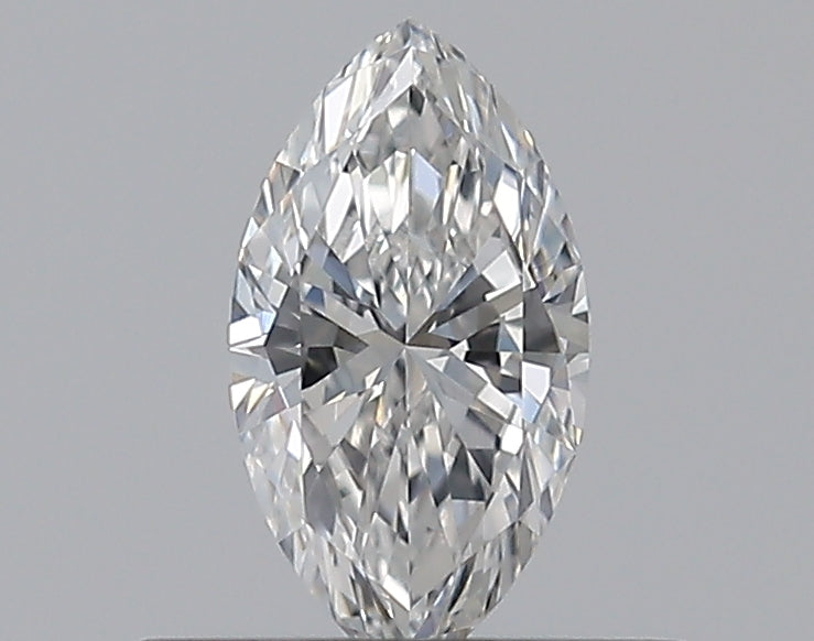 0.3 Carat Marquise Natural Diamond with  Cut Diamond in 14KT  view 1
