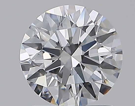 1.29 Carat Round Natural Diamond with  Cut Diamond in 14KT  view 1

